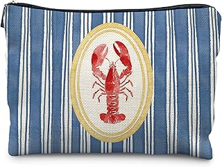 Bolsa de maquillaje de playa de langosta cost...