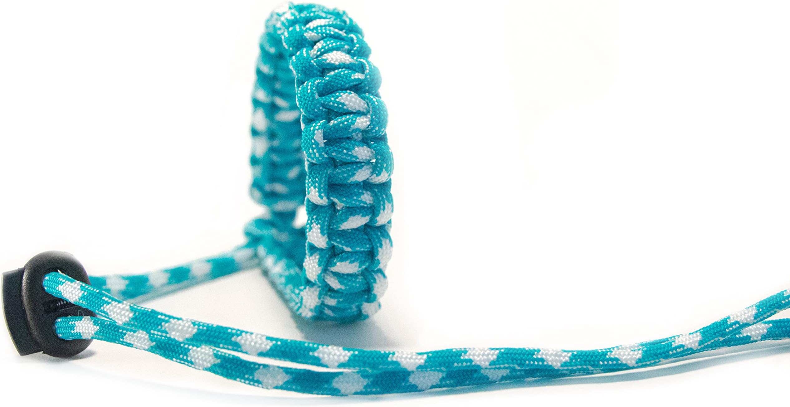 Strappd Paracord Camera Wrist Strap (Green & White)