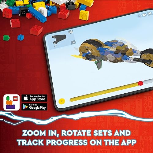 Miniatura 5 de LEGO NINJAGO NYA y Arin's Baby Dragon Battle 71798 Juguete de construcción Ninja, cuenta con un chorro, 2 dragones, 3 minifiguras y Baby Riyu, idea