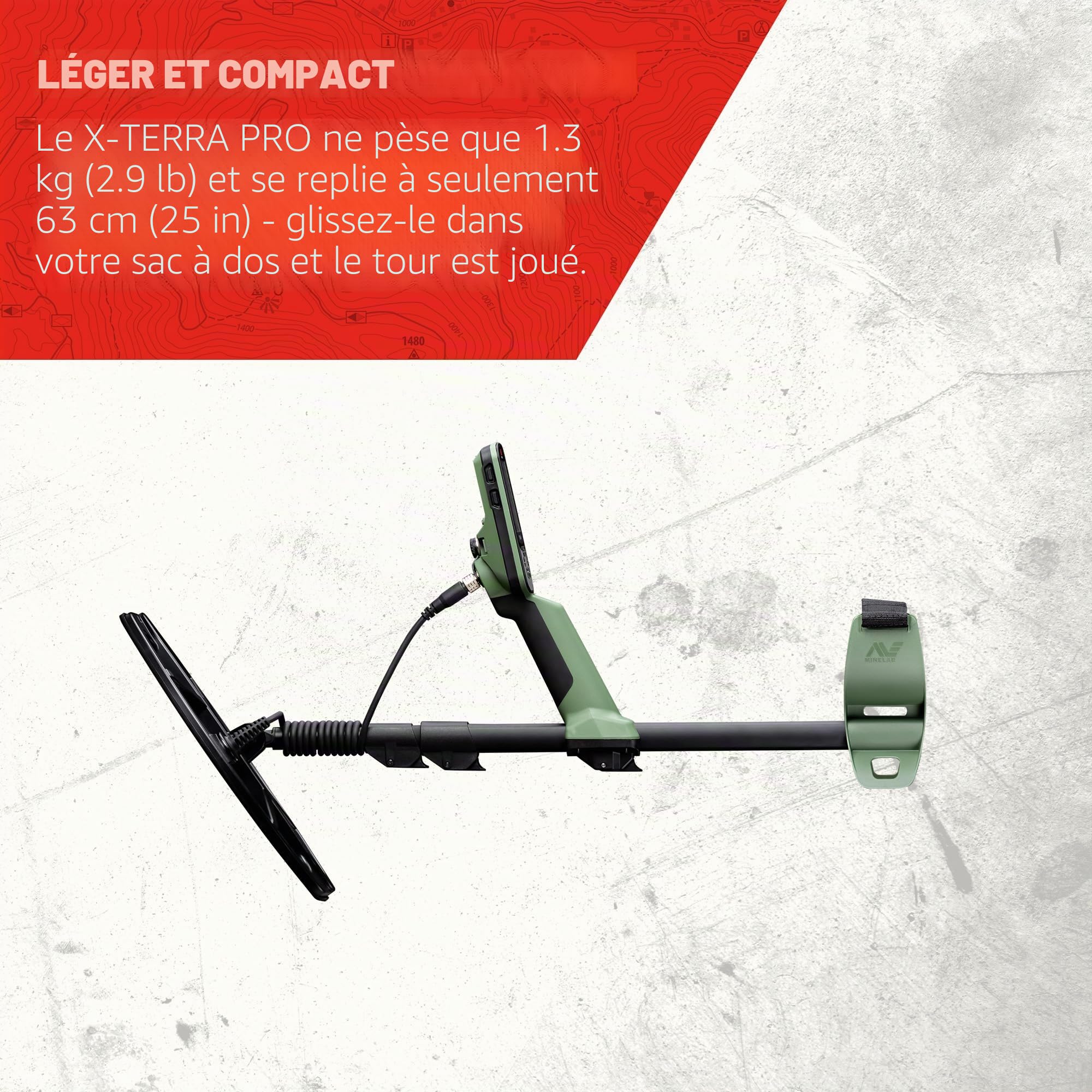 Minelab X-Terra Pro Détecteur de métaux étanche pour Adultes (3 Modes de détection)