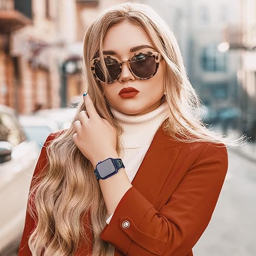 Miniatura 6 de WKC Compatible con correas de Apple Watch de 1.61 pulgadas, 1.57 pulgadas, 1.65 pulgadas, 1.65 pulgadas, 1.73 pulgadas, correa deportiva de silicona