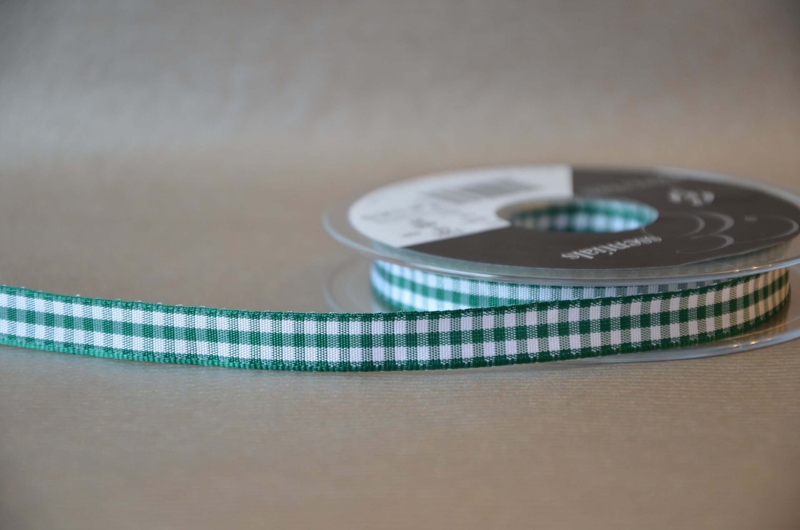 Berisfords 12 Royal Gingham Ribbon (Value Roll)