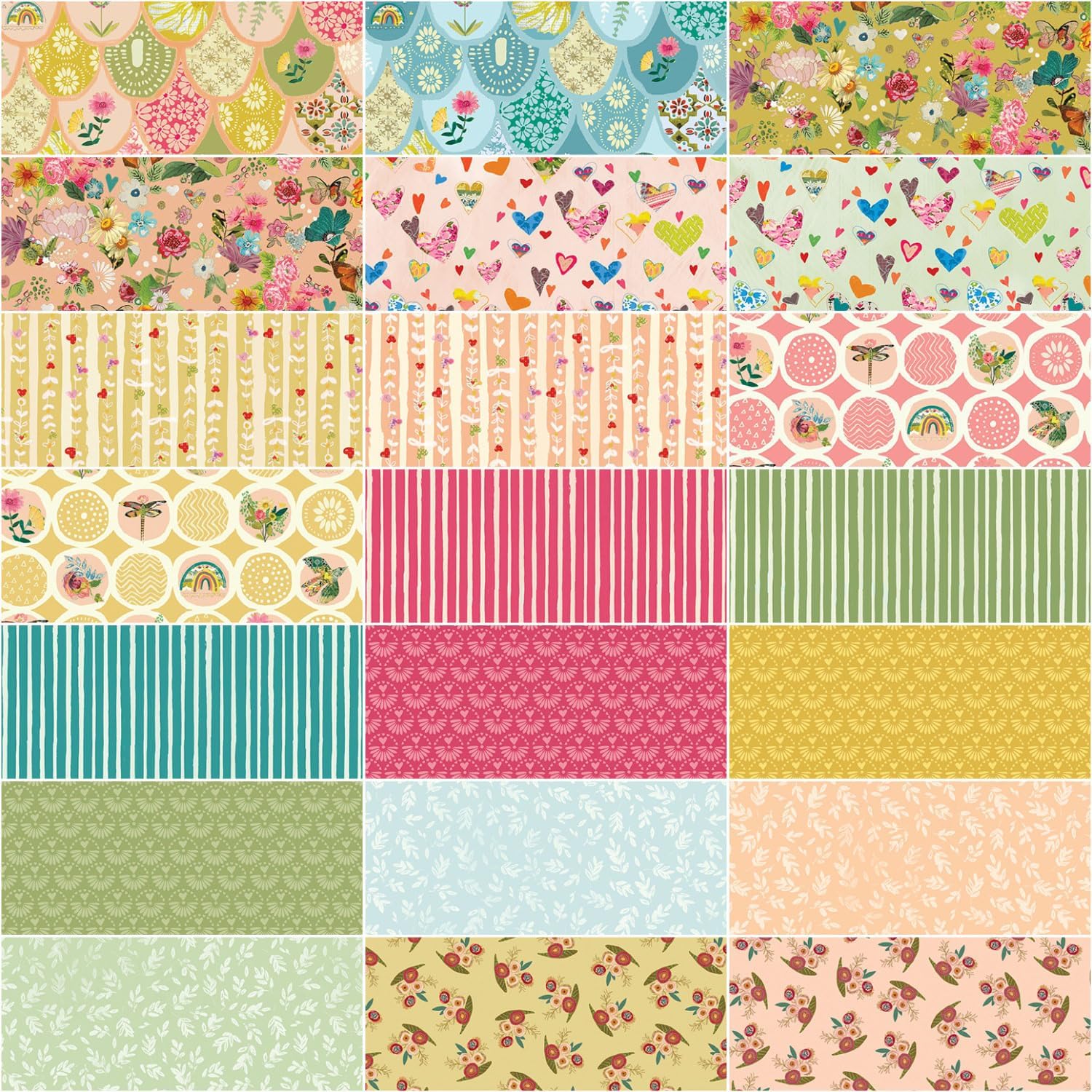 Kelly Rae Roberts Follow Your Joy 21 Fat Quarters Benartex