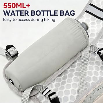 Running Vest Hydration Backpack Polyester Material Hydration Vest with Running Adjustable Weighted Vest with Reflective Stripes Running Vest Lightweight for Marathons Running Cycling