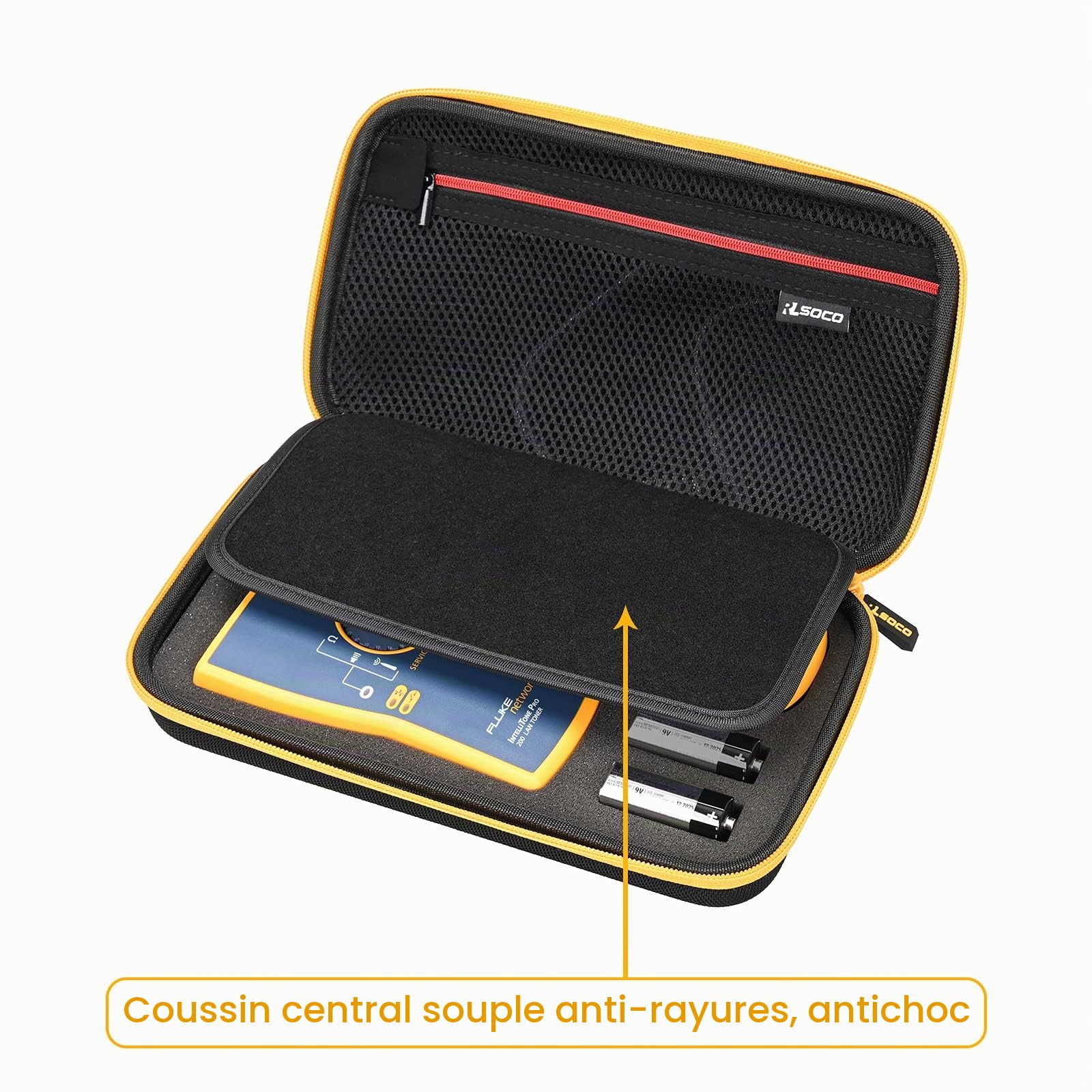 RLSOCO Étui pour Fluke Networks Kit Sonde et Générateur de Tonalités IntelliTone Pro 200 LAN