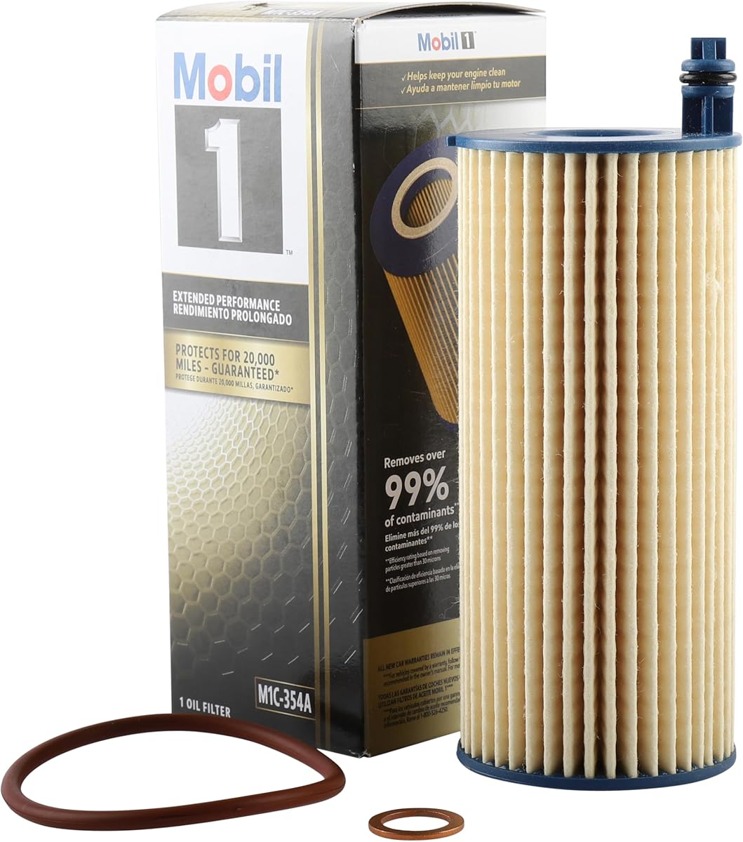 Mobil 1 Extended Performance Oil Filter, M1C-353A | 6 Pack | Synthetic Blend, High Efficiency 25,000 Mile Protection