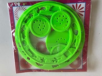 3K 3 Boyutlu Desen  izim Cetveli Spirograph 12 ADET B RDEN