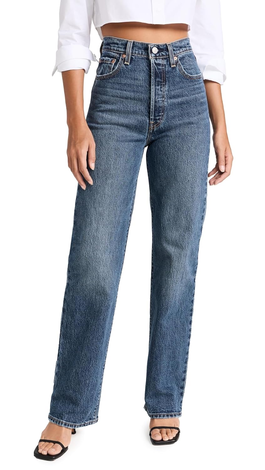 Levis Womens Ribcage Full Length