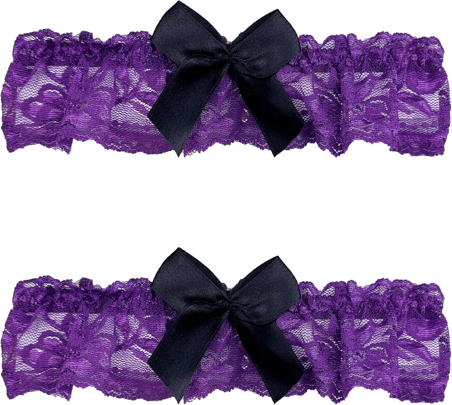 YunPeng Lace Wedding Garters Bride with Bow Party Prom Leg Garter Belt for Women