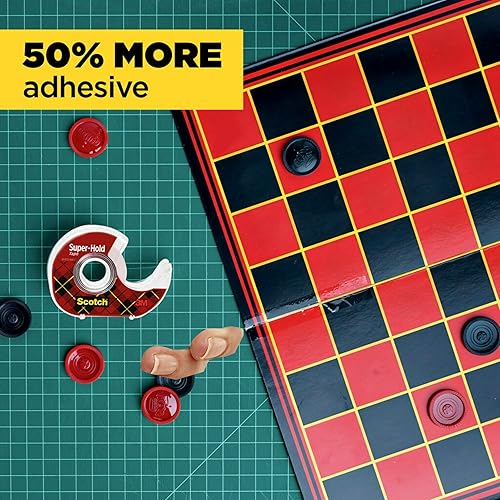 Miniatura 16 de Scotch Cinta ancha superfija, 1 rollo, 50% más adhesiva, favorito de confianza, 1.5 x 650 pulgadas (198 W)