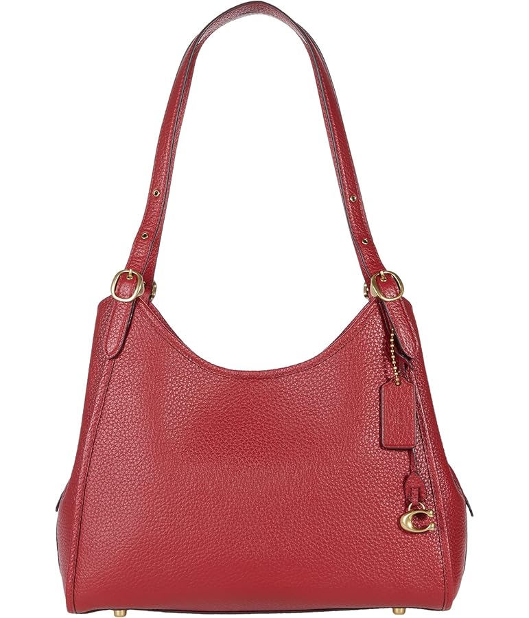 バッグ Coach Red Pony Hair Leather Shoulder Bag バッグ Coach Red Pony Hair Leather Shoulder Bag COACH Red