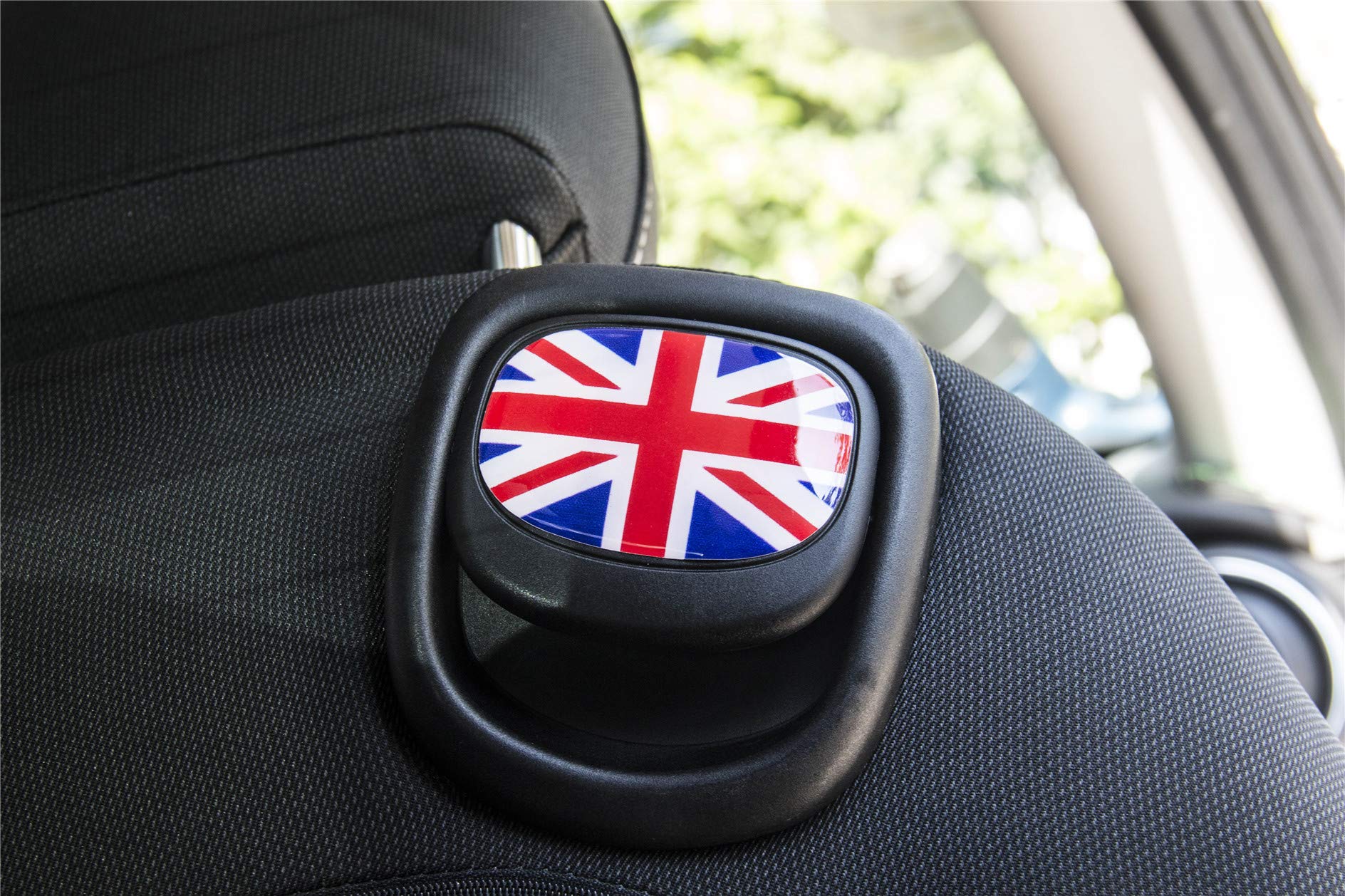 2 Stück Vinyl Sitzgriff Schonbezug Verkleidung für Mini Cooper ONE S JCW F54 Clubman F55 Hardtop F56 Schrägheck F57 Covertible F60 Countryman (NF0011)