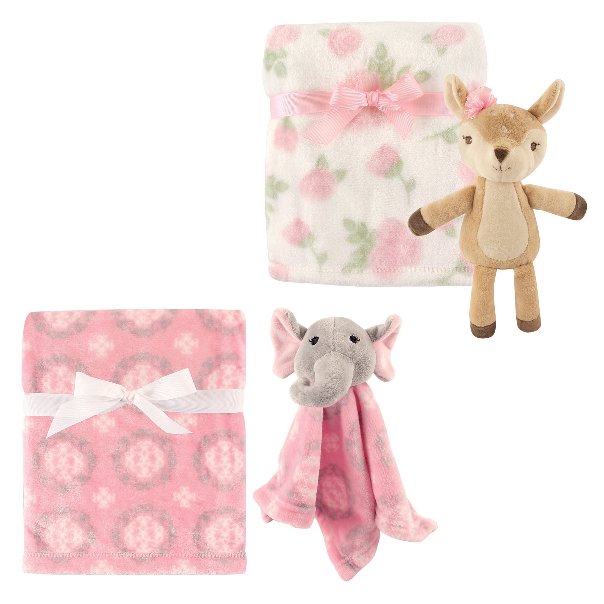 Plush Blanket 2-Pack with Plush Toy & Security Blanket