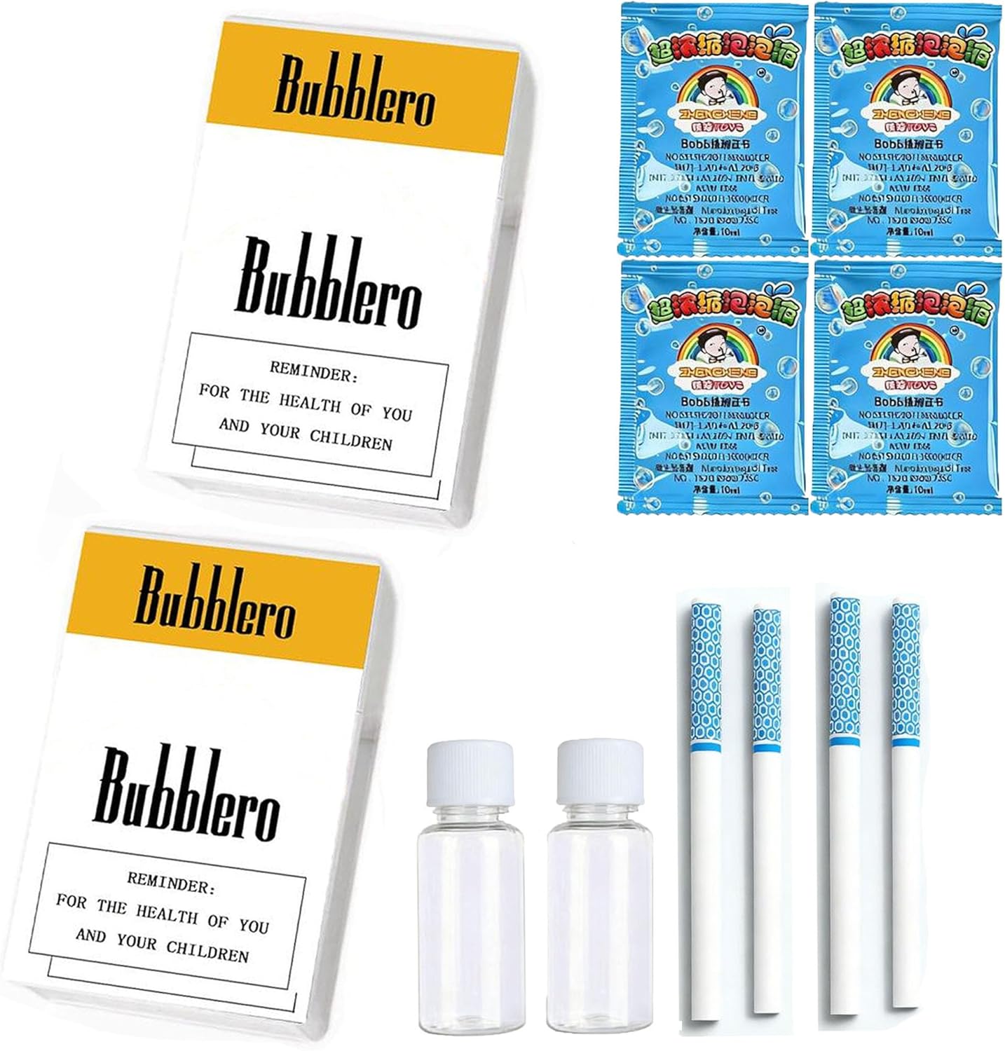 Box Bubble Toy Mini Bubble Blower Bubble Sticks Relaxation Birthday Christmas Party Gift for Adults Men Women (2)