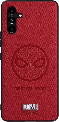 IRON SPIDER Funda para Galaxy A13 5G y A04S, con personaje de superhéroe, funda de piel para Samsung A13 (rojo)