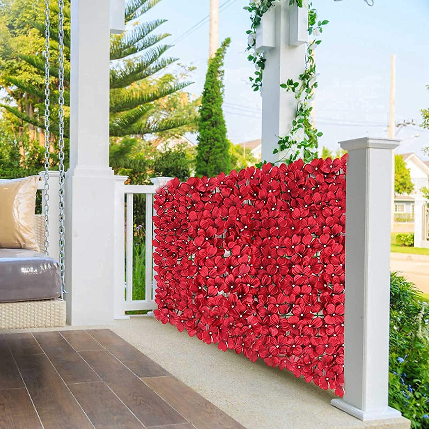 LSDRALOBBEB Knstliche Hecke Knstliche Efeu Garten Sichtschutz Blickschutz  Sichtschutz Efeu Knstlicher Garten Pflanzenzaun Auengarten Sichtschutz ...