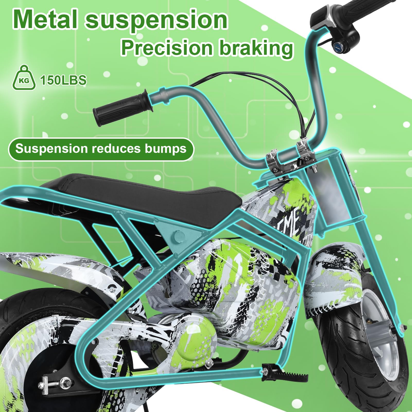 Amazon.com: gihusrzx Kids Electric Bike,Electric Dirt Bike