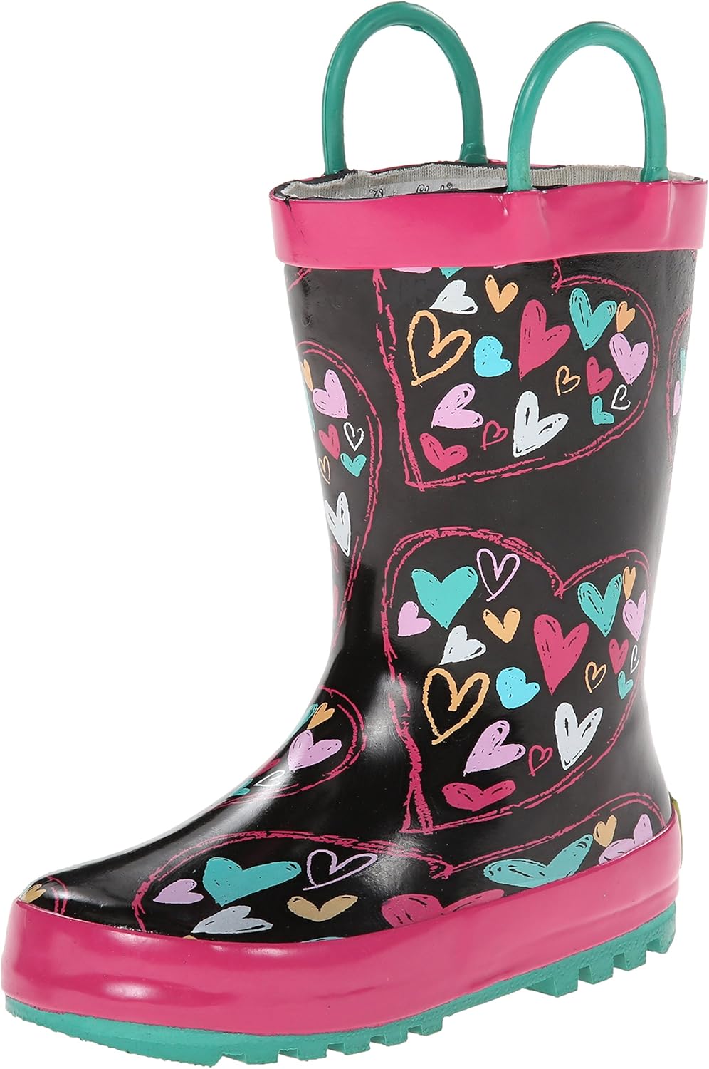 Western Chief Heart Doodle Rain Boot (Infant/Toddler/Little Kid)