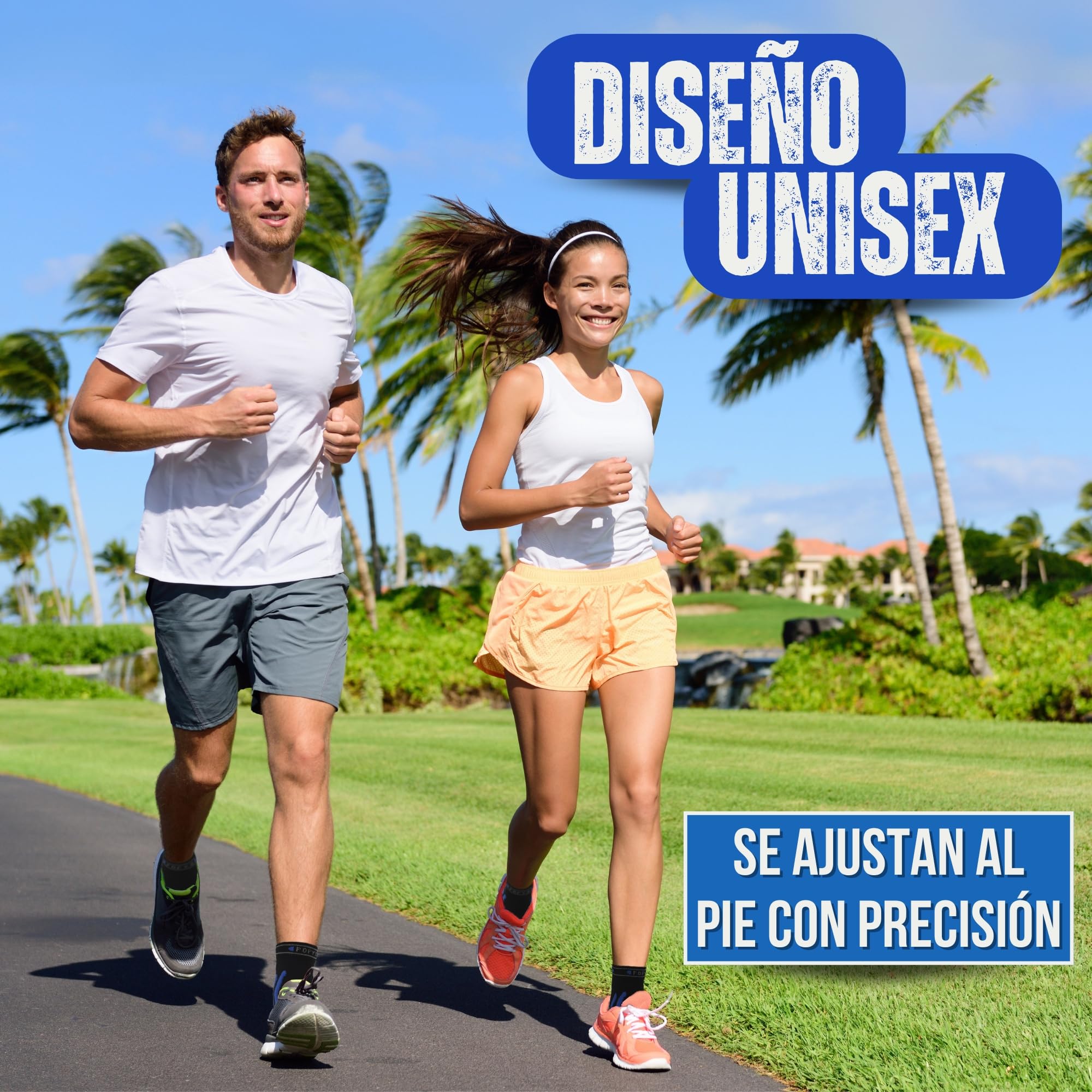 3 Pares de Calcetines Deporte Hombre y Mujer de Algodón COOLMAX | Calcetines Ciclismo Hombres con Acolchado Mejorado para Cualquier Actividad