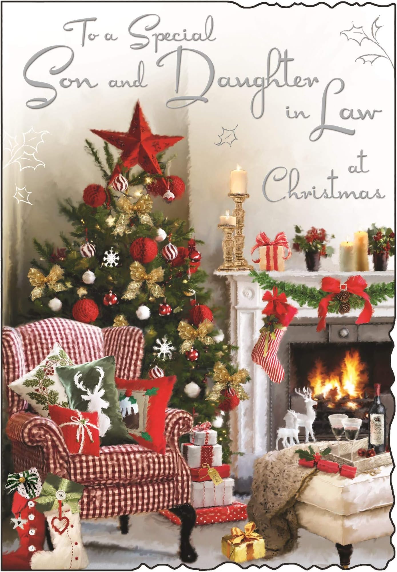 Jonny Javelin Special Son and Daughter in Law at Christmas Card - Living Room