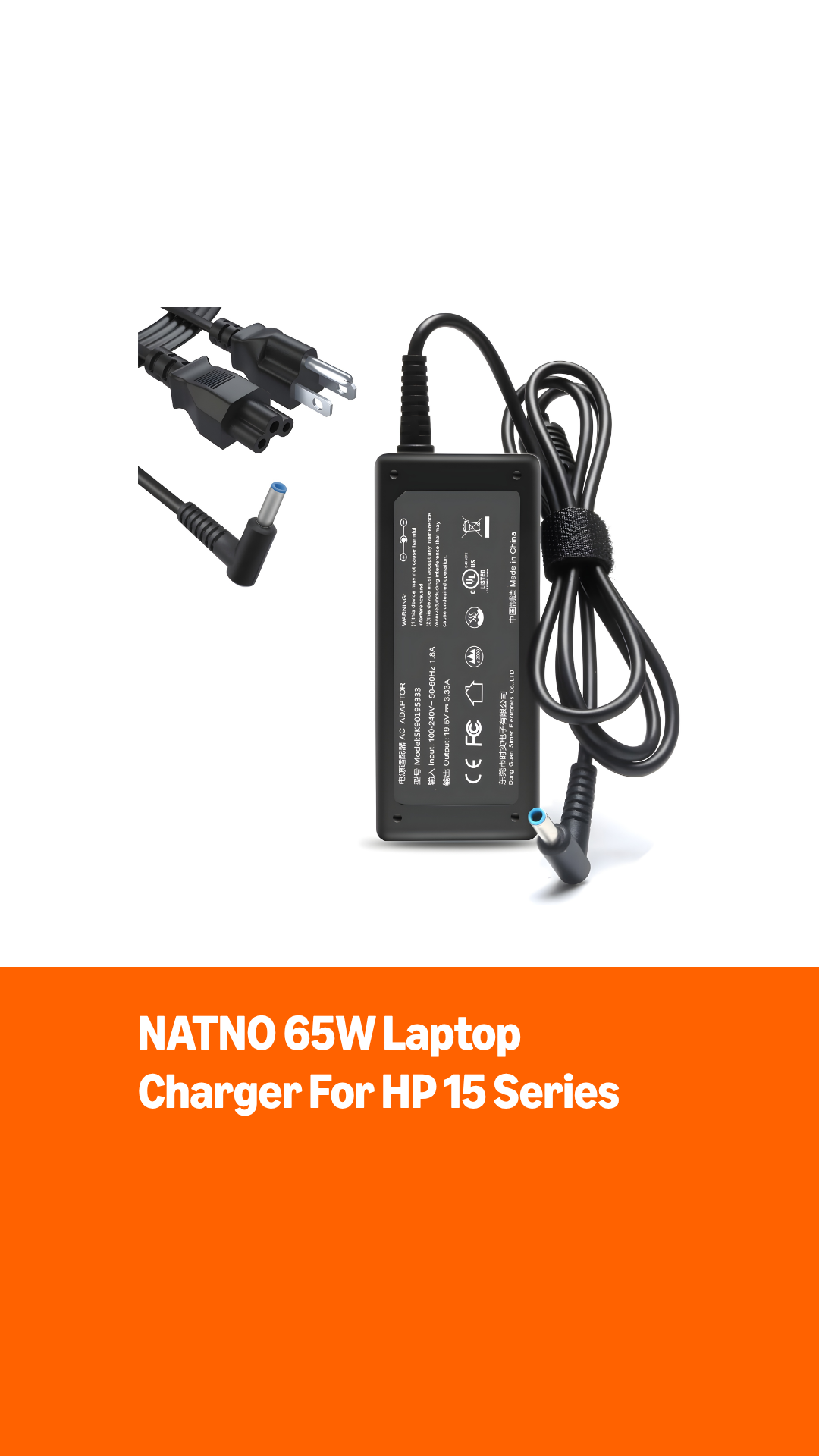 Amazon.com: 45W 65W Laptop Charger AC Adapter Power Suppy for HP