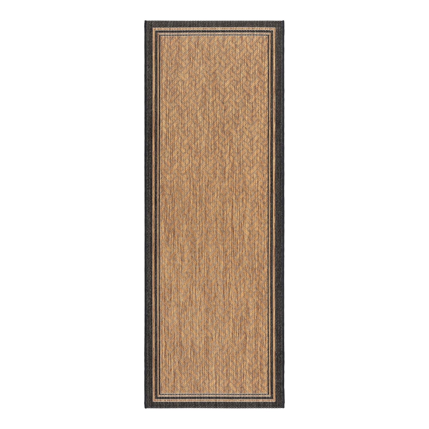 Gertmenian Indoor Outdoor Classic Flatweave Area Rug Stain UV Resistant Carpet Deck Patio Poolside Mudroom 2x6 Ft Runner