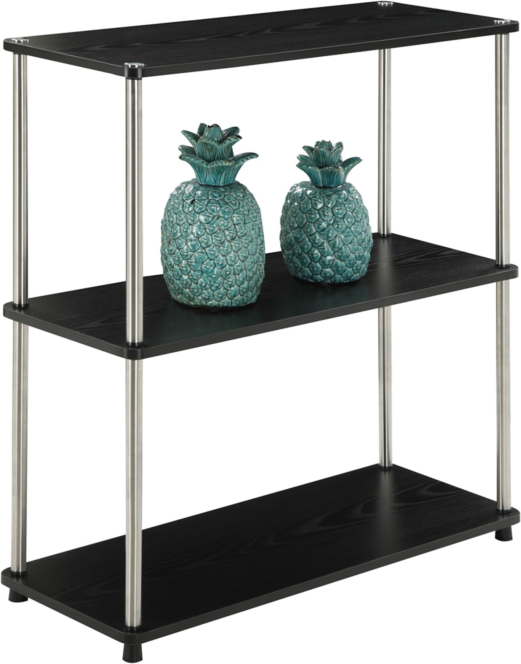 Convenience ConceptsDesigns2Go 3 Tier Bookshelf, Black