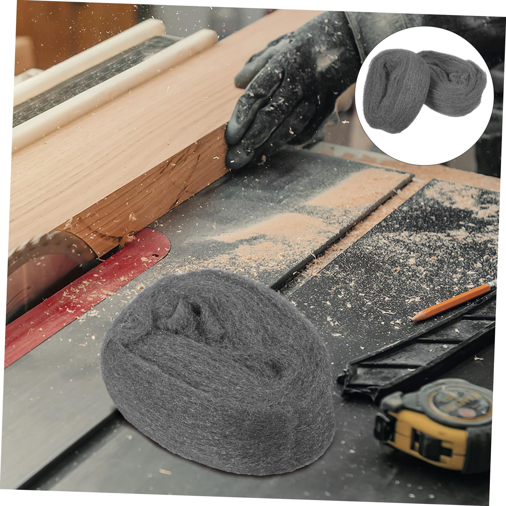 GLEAVI 10piezas Acero Inoxidable Lana De Acero Reutilizable para Pulido y Limpieza De Superficies Ventanas para Tareas De Limpieza y DIY