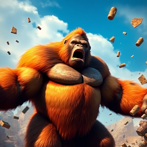 Monster Rampage Simulator Gorilla Kong Rampage Simulator: City Destruction & Monster Evolution ...