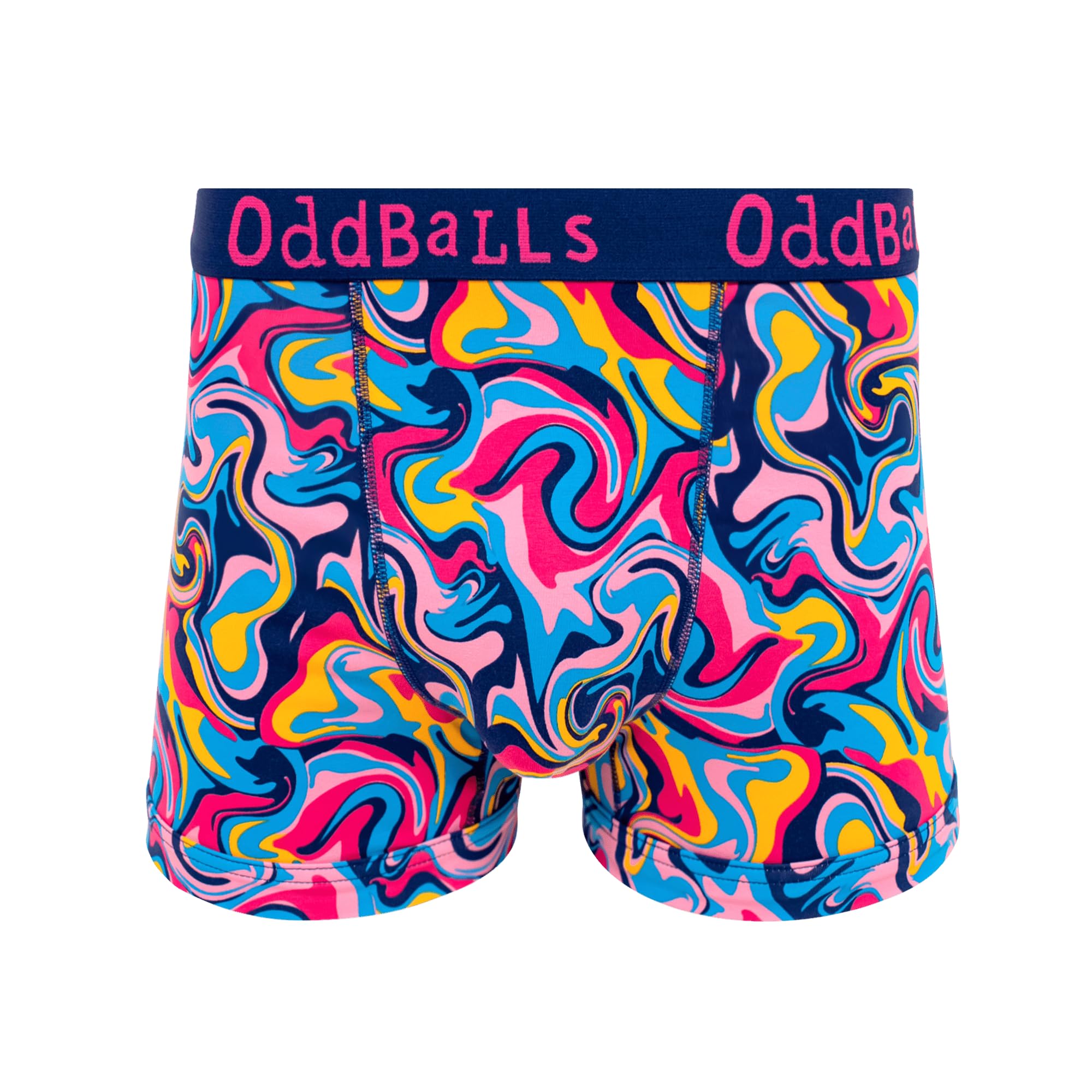 Oddballs Men's Ripple Boxers – 1 Pack, Classic Fit Cotton Boxer Shorts, Underwear With Elastic Waistband – Breathable, Soft Boxer Briefs (Uk, Alpha, Xl, Regular, Regular, )