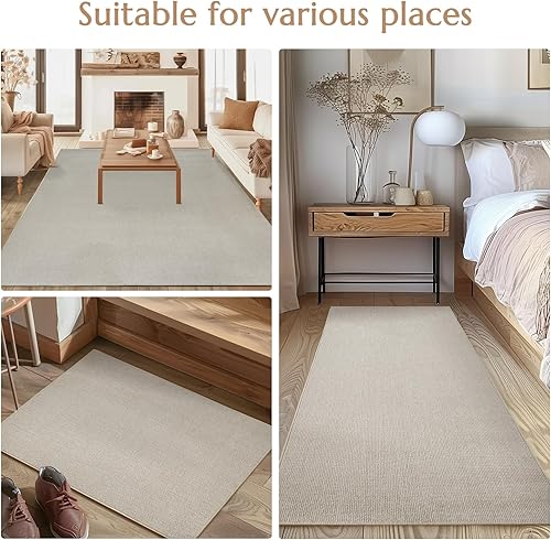 Vista 12 de jinchan Alfombra de pasillo de 2 x 6 pulgadas, lavable, moderna, abstracta, gris, con estampado múltiple, alfombra para interiores, contemporánea