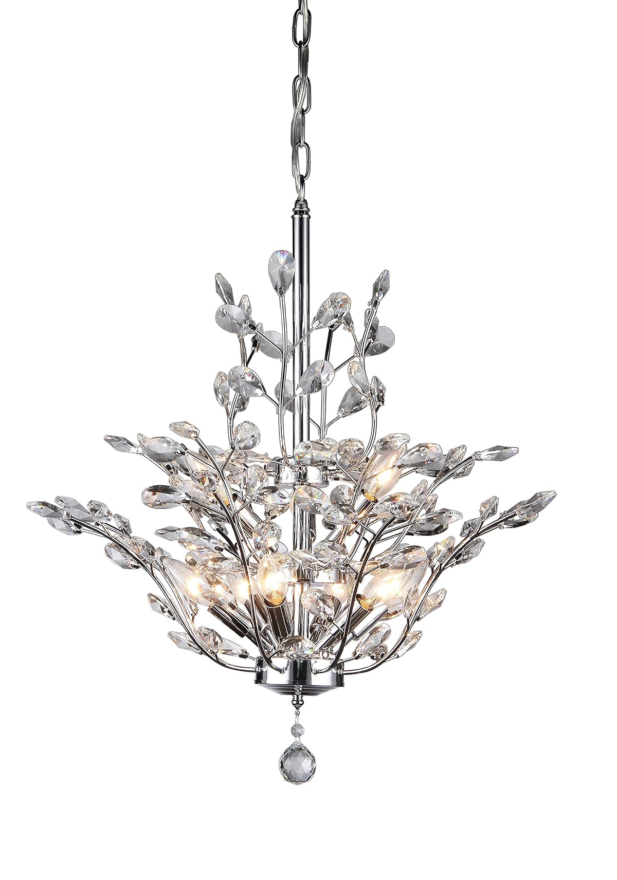 Whse of Tiffany RL8000B Anastasia Leaf Chandelier