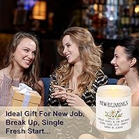 Vista 2 de Afterprints Velas perfumadas, regalos de divorcio para mujeres, ruptura, regalos de despedida para amigos, mejor amiga, hermana, decoraciones