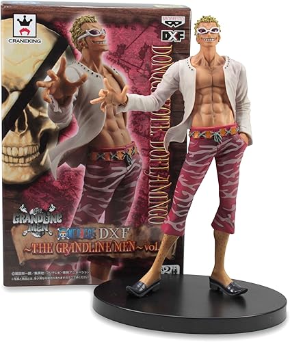 Banpresto The Grandline Men Vol. 17 - Figura de PVC Donquixote Doflamingo de una pieza de 6.5 pulgadas