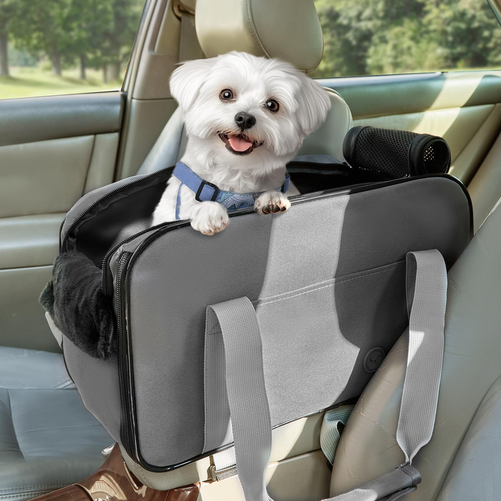 PETSFIT Multipurpose Center Console Dog Car Seat