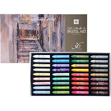 iCrayon Professional Oil Pastels for Artists 36 Morandi Colors, Rich Pigment & Smooth Blending, Soft Artist-Quality Oil Pastel Set for Drawing, Sketching