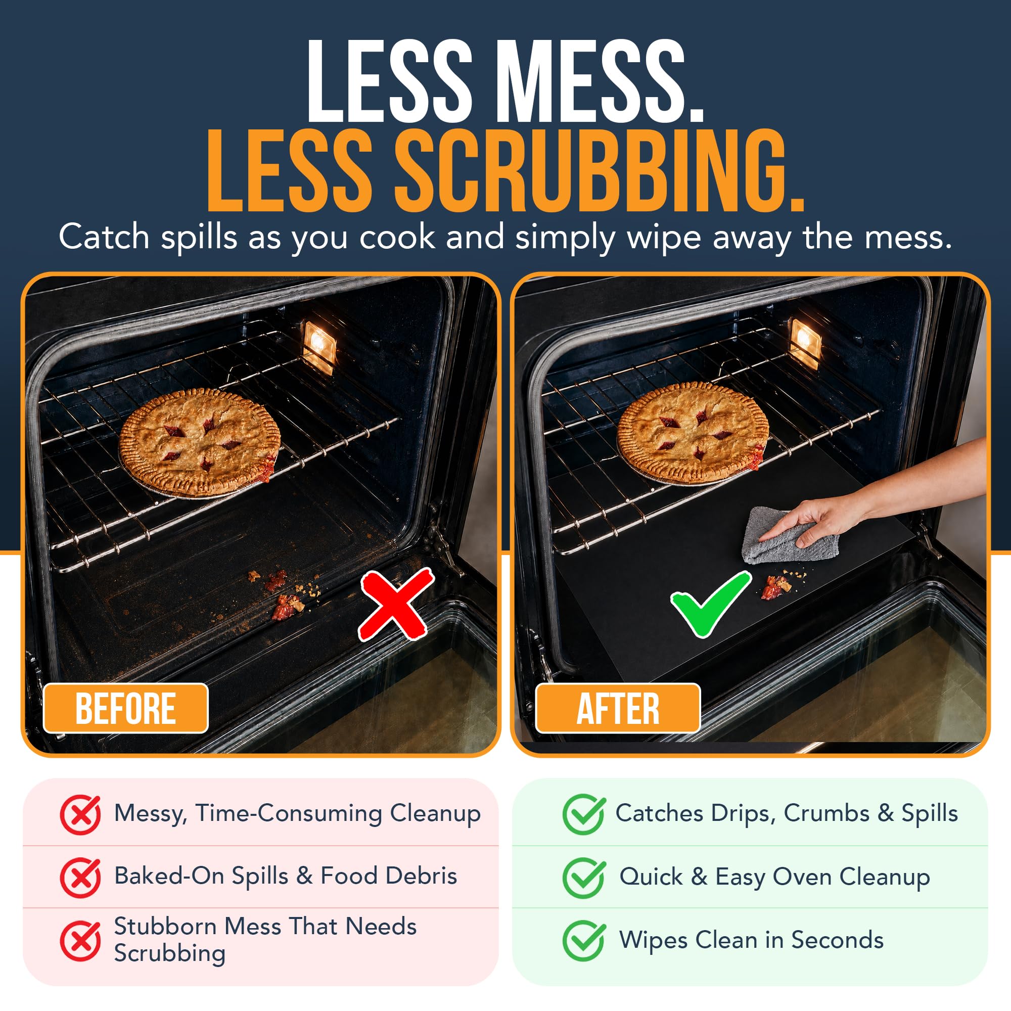 Oven Liners - Protect Your Oven Bottom -5