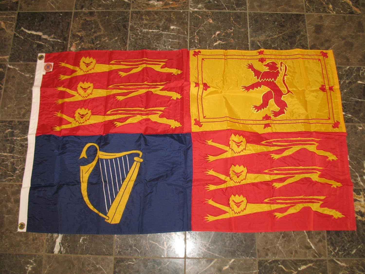 3X5 Embroidered Sewn UK United Kingdom Royal Standard Nylon Flag 3'X5'