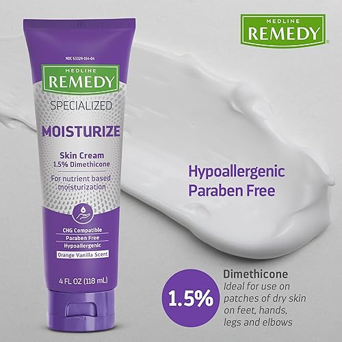 Miniatura 5 de Medline Remedy Specialized Skin Cream, 4 oz., Fórmula Hidratante y Nutritiva para Piel Seca