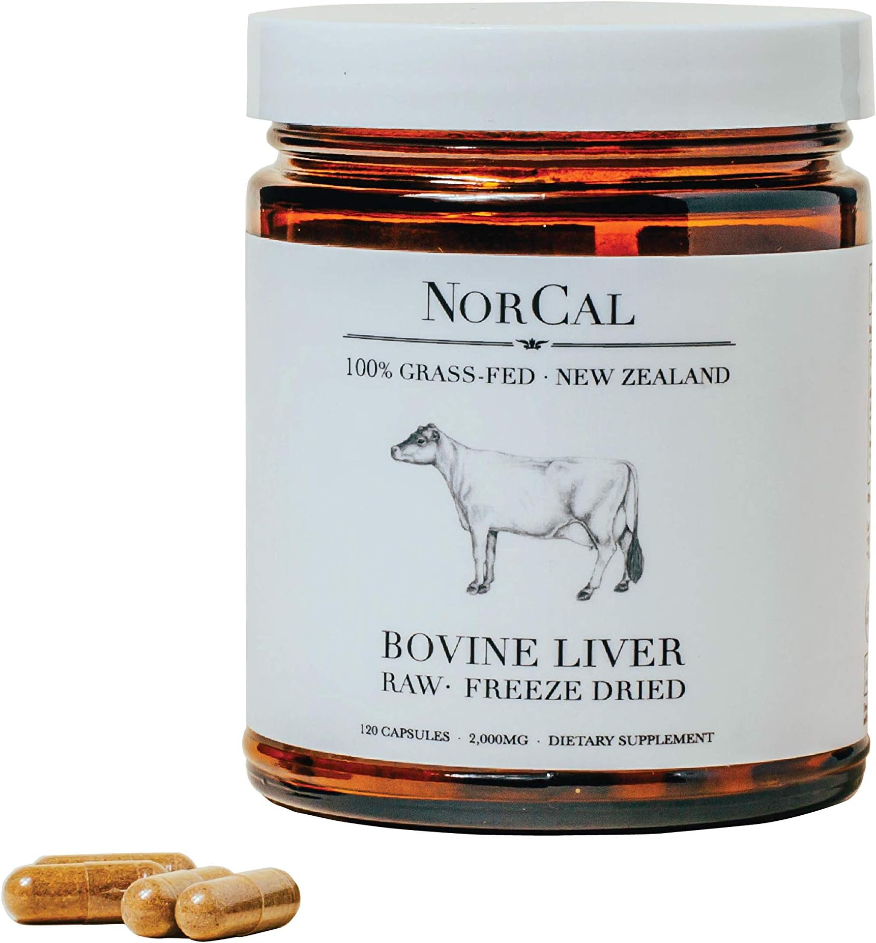 Norcal Beef Liver Capsules