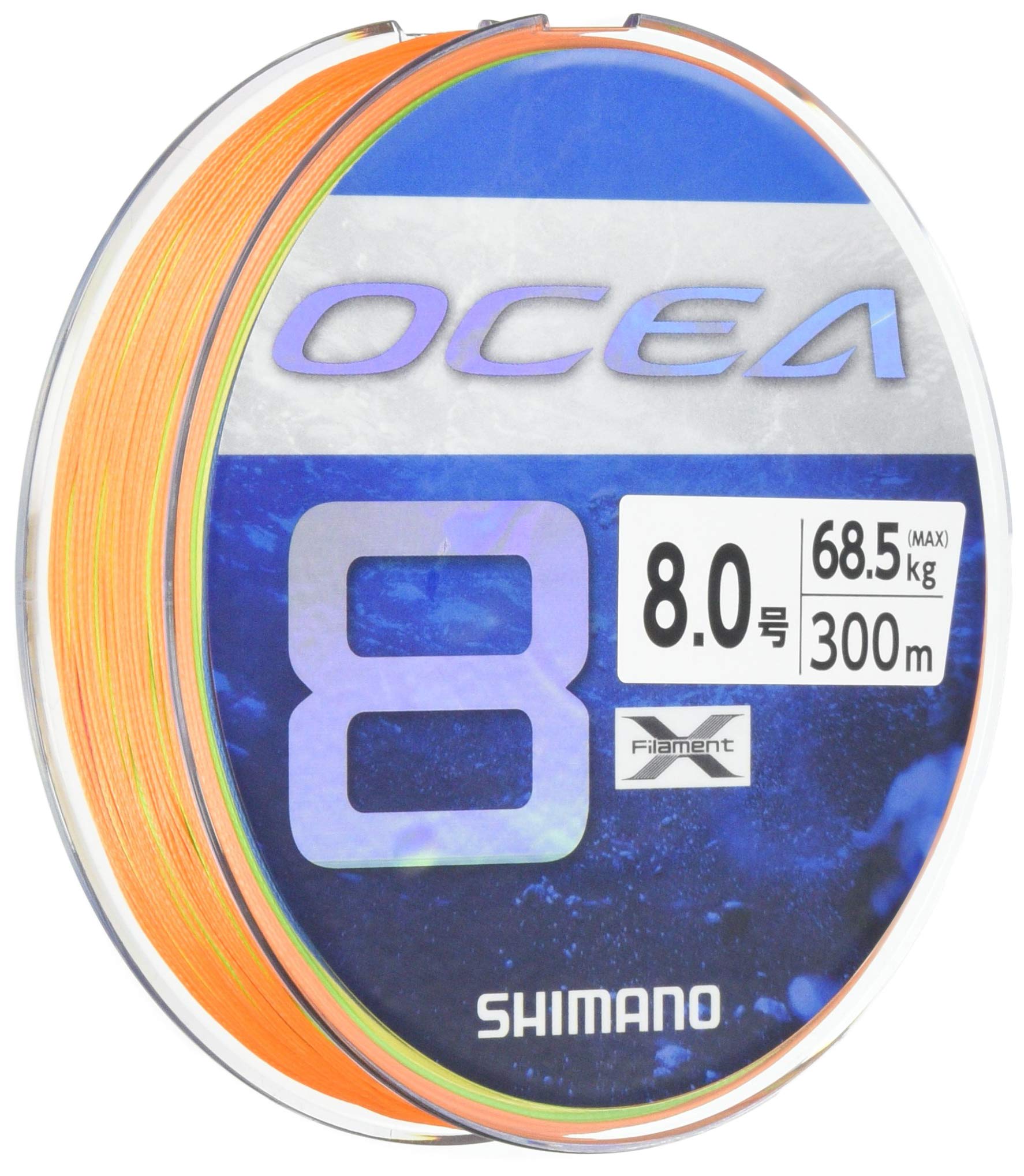 Shimano OCEA 8 PE Line 300m LD-A71S Multicolor 2019 Model