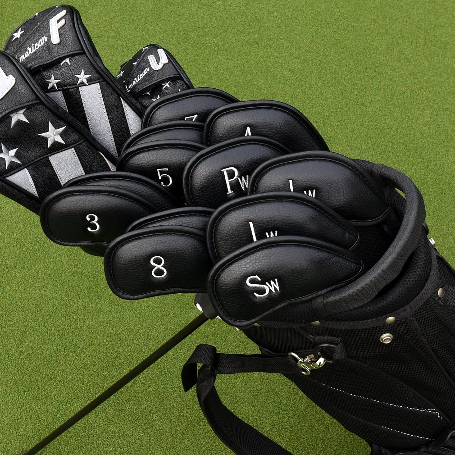 12pcs/Set Golf Iron Headcover Set for Left and Right Handed Golfer