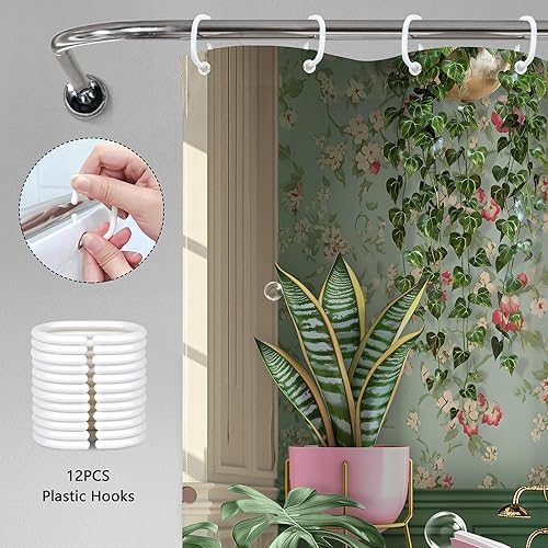 Miniatura 6 de Divertida cortina de ducha de gato de 60 pulgadas de ancho x 72 pulgadas de alto para niños, gato negro, diversión de verano, lindo gatito retro