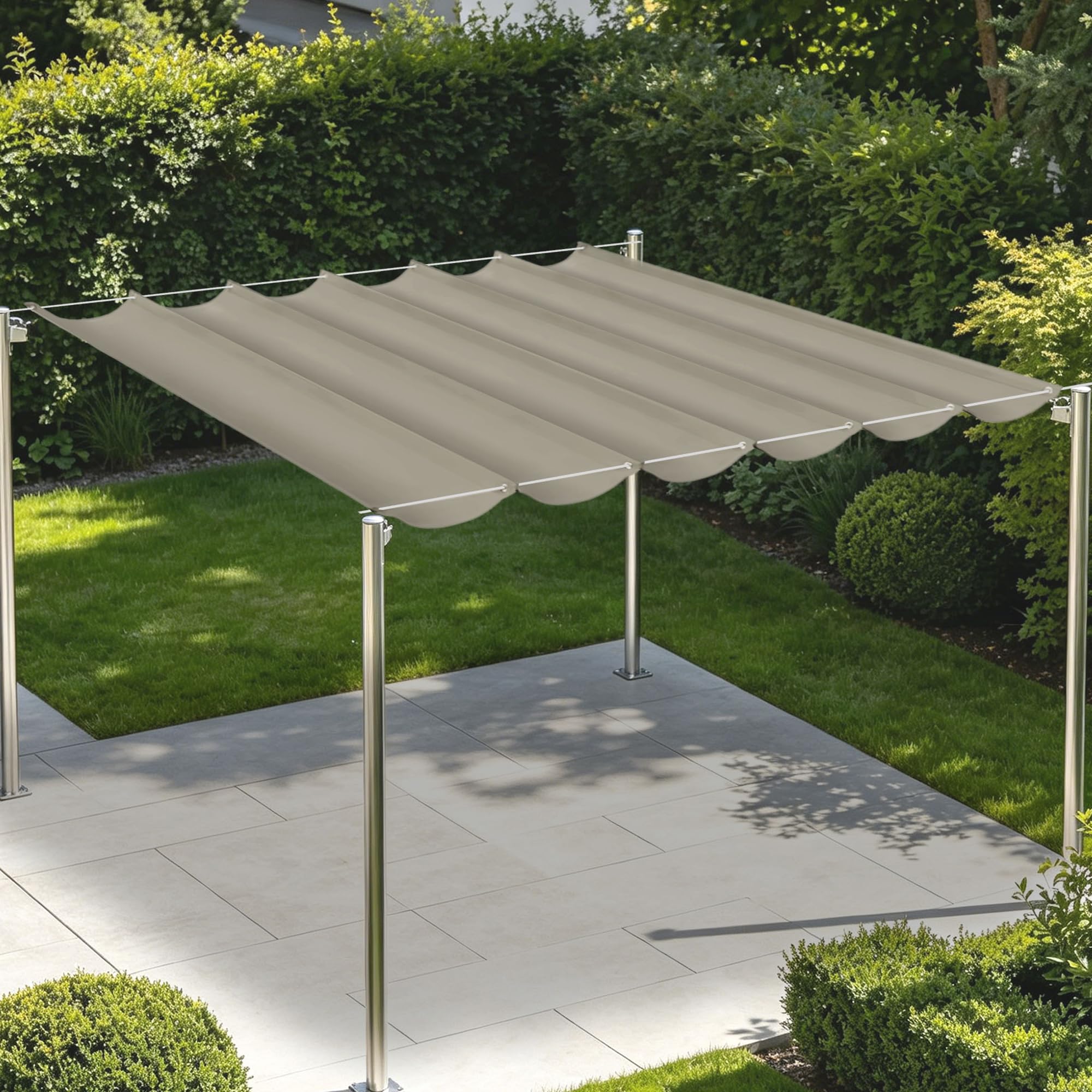 Toile imperméable jardin 500x400 cm pour abriter le balcon du soleil