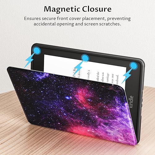 Miniatura 5 de VORI Funda de TPU para Kindle Paperwhite de 6 pulgadas (10 generación, versión 2018), funda inteligente delgada protectora segura al agua con