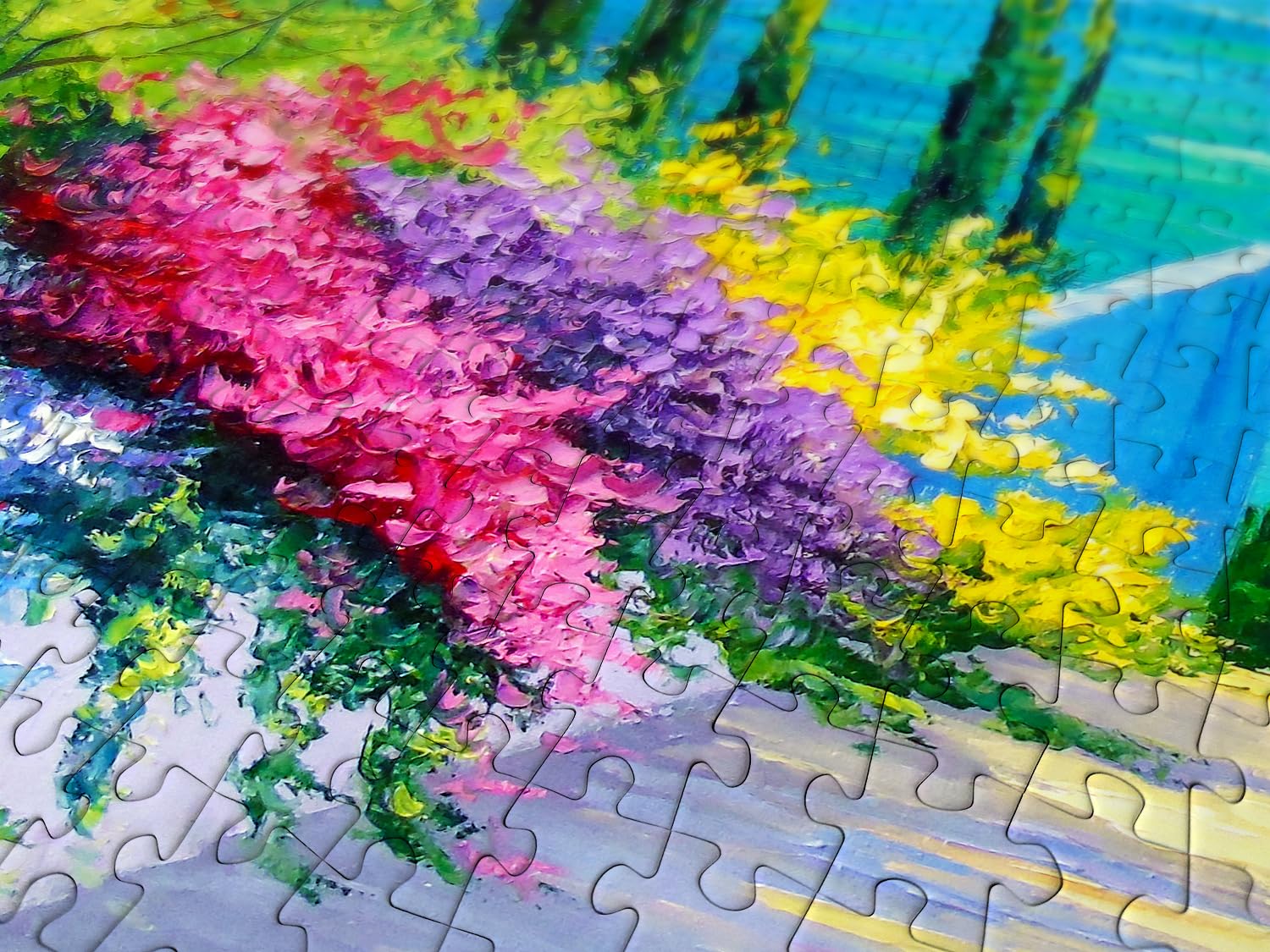 Enjoy Puzzle 1000 Teile – Naturlandschaft ‚Bäume‘, Mattes Finish, Enge Passform