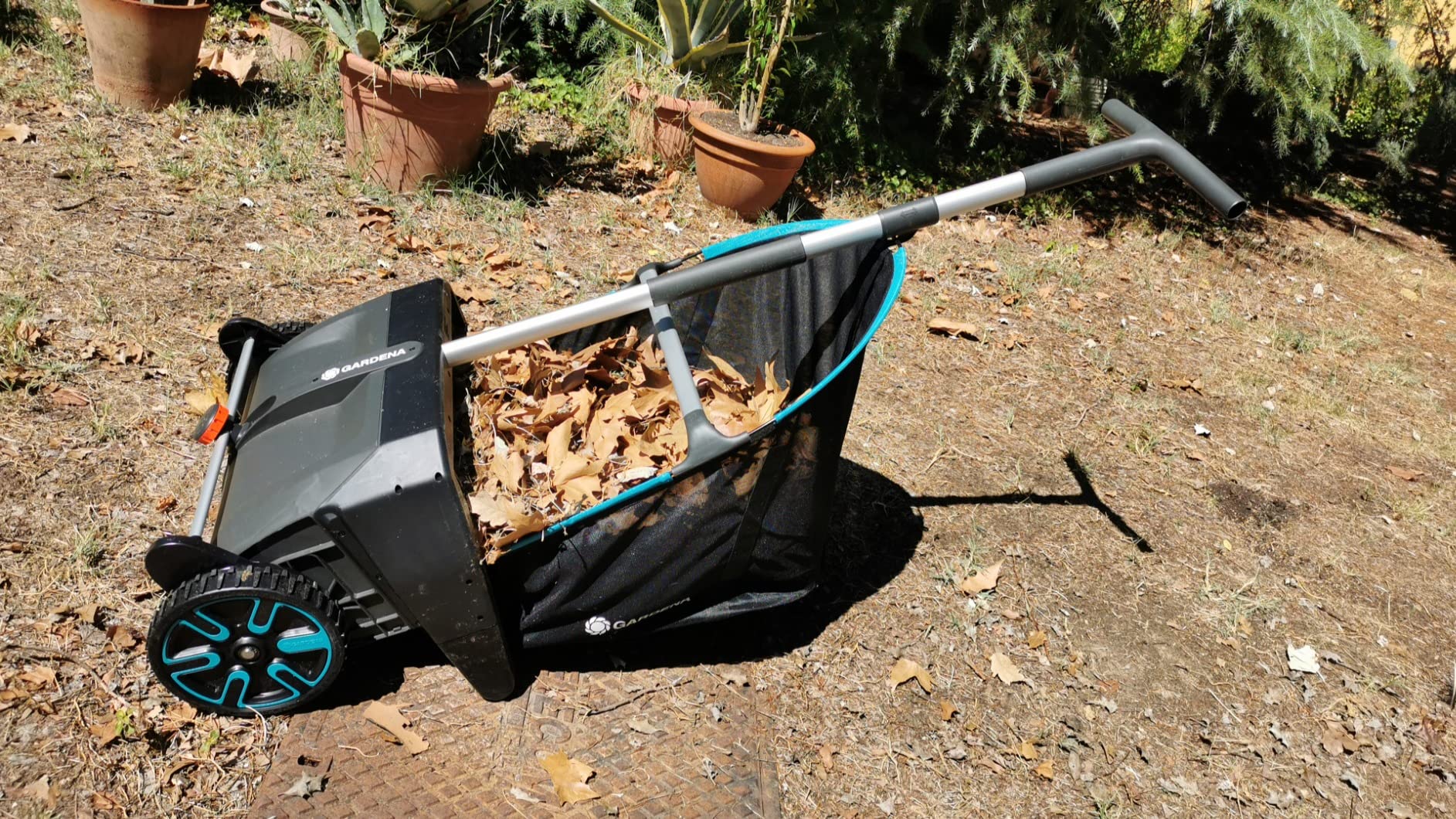 Raccogli Foglie Gardena 3565-20 - Spazzatrice Manuale Per Prato Con Sacco - Foto 6