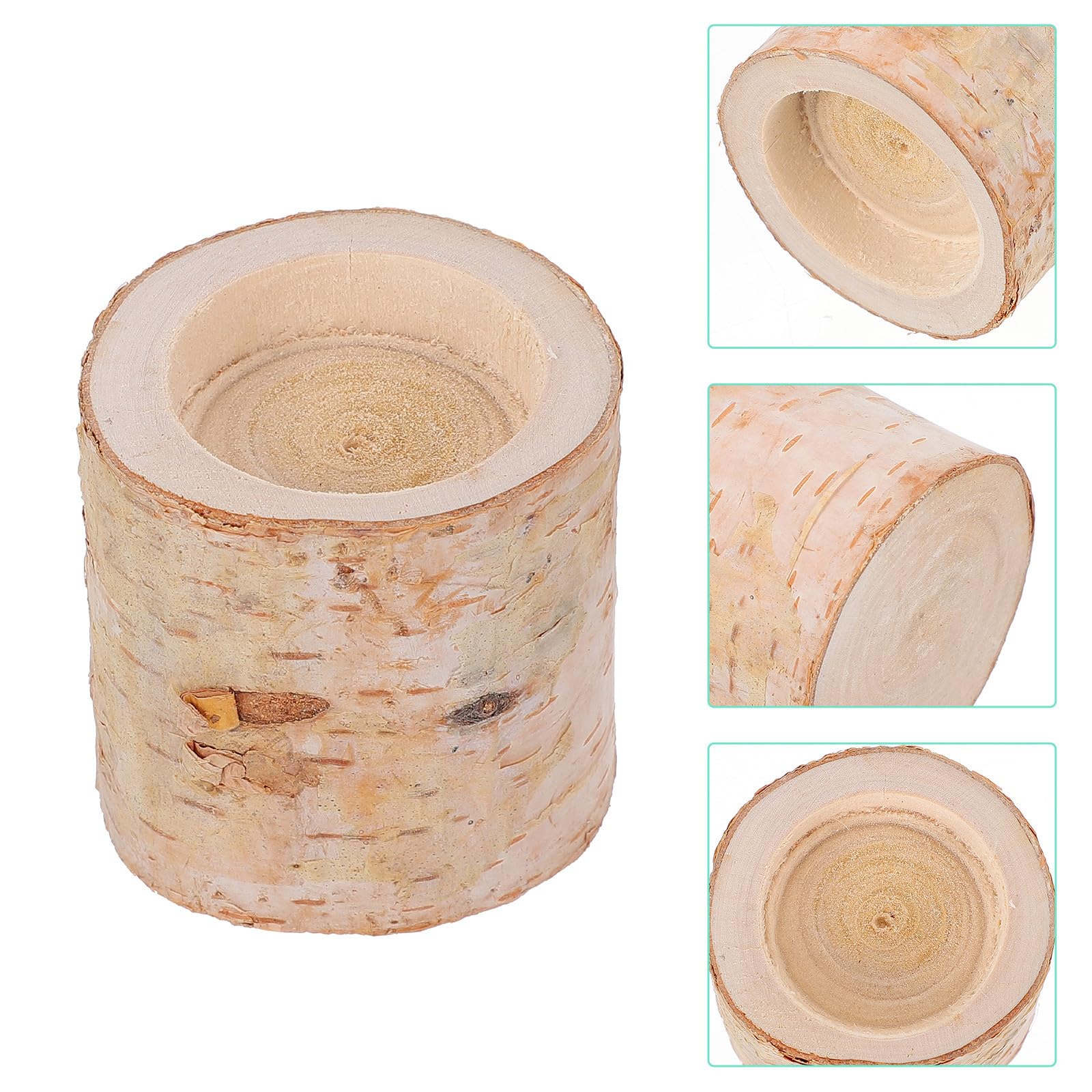 10 Stück Dekorative Kerzenhalter, Beige, für Tischdeko | Kreativ, Elegant und Stilvoll, für Drinnen und Draußen, Passend für Partys