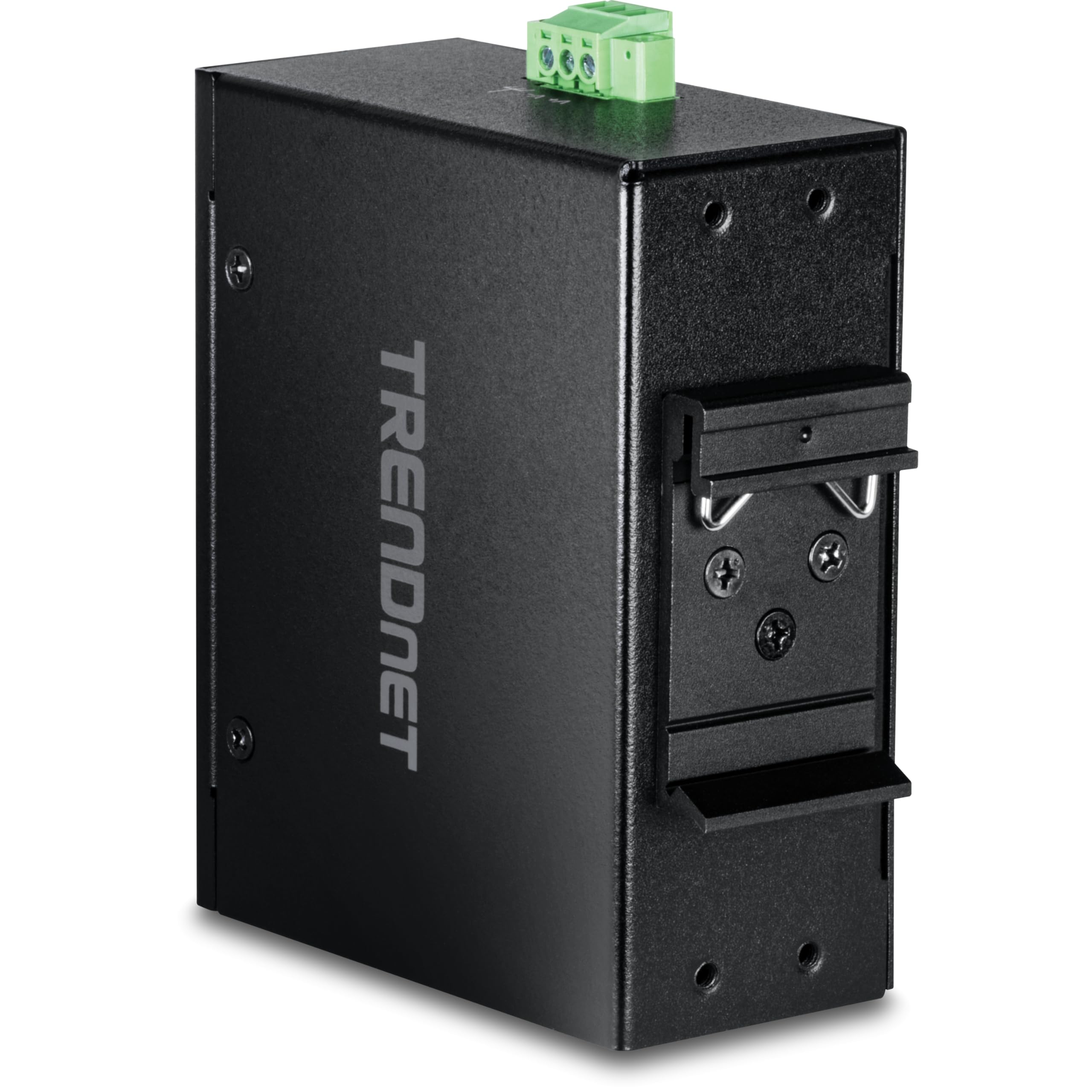 TRENDnet - Mini Interruptor Industrial Gigabit PoE+ DIN-Rail de 8 Puertos, TI-PGLC80, 8 Puertos Gigabit PoE+, 200 W PoE+ de presupuesto de Potencia, 16 Gbps, Compatible con NDAA y TAA