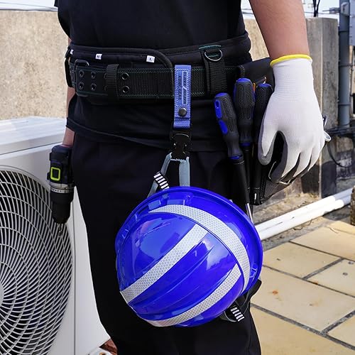 Miniatura 7 de KUNN Clips para guantes para el trabajo, correa de seguridad para guantes, para bomberos de construcción, paquete de 12